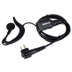 Retevis EEM001 Walkie Talkie Earhook Adjustable Volume M-type Double Pin Compatible with Motorola GP2000 GP300 GP68 GP88