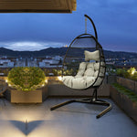 LinkMejor HW002B Foldable Swing Chair with Stand