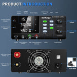 LinkMejor DC Power Supply 450W-1200W 15V 30V 60V 10A-30A with USB communication interface 4-Digit Display Adjustable Regulated Bench Power Supply With OCP OVP