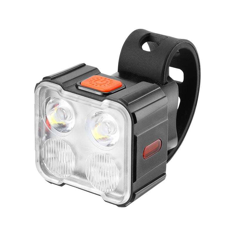LinkMejor Rechargeable Bicycle Light 4-6 Lamp Beads Type-C Charging Cycling Flashlight For Bike Lantern MTB Headlight Taillight