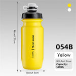WEST BIKING 550ML Extrusion Bicycle Water Bottle Portable Lightweight Drop-resistant Leak-proof Sports Bike Kettle for MTB Outdoor Cycling