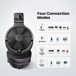 OneOdio Studio Max1 bluetooth Headset Wireless DJ Headphone 50mm Large Dynamic Speaker LDAC Dual Hi-Res Audio HD Dual-Mic ENC Call Noise Cancelling 120H Battery Life 3.5mm 6.35mm Dongle Mode Music Headphones