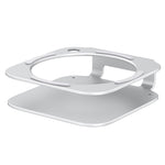 S60 Aluminum Cooling Stand Desktop for MacMini M4 M4 Pro 3mm Thickness Airflow Heat Dissipation Dock