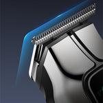 LinkMejor MS-5077 5-in-1 Hair Clipper & Trimmer Kit with Chargine Base LED Display 5 Heads for Beard Nose Body Grooming 180Min Use & USB Charging