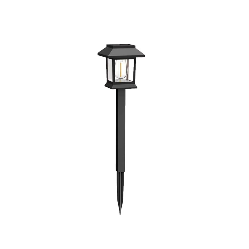 Elfeland 2Pcs/4Pcs Solar Pathway Light Auto Operation Waterproof IPX4 Long Duration Efficient Solar Panel Charging for Outdoor Garden Landscape Lighting