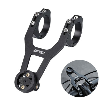 LinkMejor Bicycle Computer Holder Stainless Steel Outdoor Sports Camera Base Stopwatch Extension Stand for MTB