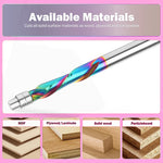 1pc CNC Router Bit Spiral Compression Cutting Edge Woodworking Tool NF20 TAC Coated MDF Hardwood Plywood Particleboard