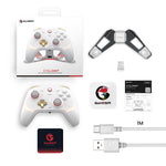 LinkMejor Cyclone 2 Tri-mode RGB Gamepad Hall Effect Joystick and Trigger Six-axis Game Controller Vibration Function 1KHz Polling Rate E-sports Gamepad Compatible with Switch PC IOS Android