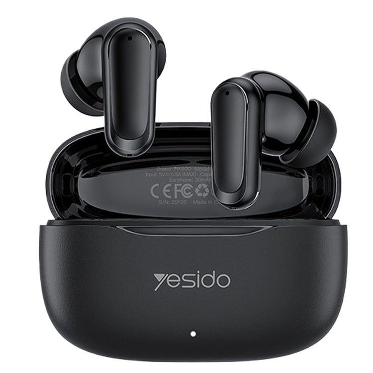 Yesido TWS38 TWS Earbuds Wireless bluetooth 5.4 Earphone 13mm Driver Unit Stereo Sound Built-in HD MicrophoneIn-ear Sports Headphones