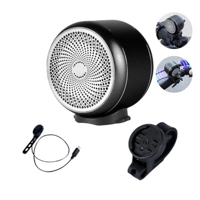 LinkMejor 98 dB Mini Bicycle Horn Bluetooth 5.0 Speaker Waterproof Dustproof Aluminum Alloy Wire-controlled Warning Bell for Bike Motorcycle Riding Safety