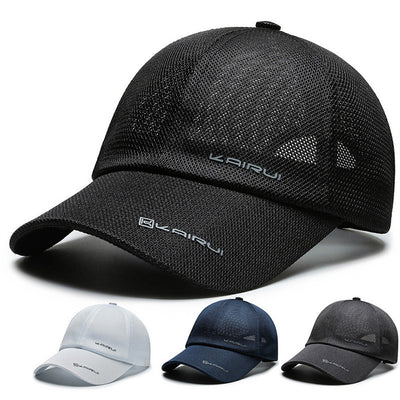 Spring Summer Breathable Mesh Baseball Caps for Men Women Outdoor Sports Fishing Driving Adjustable Casual Hats Sunscreen Hat