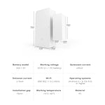 LinkMejor DW2-WiFi Wireless Security Window Door Sensor Home Sercurity Alarm History Records Check Work With eWeLink APP Support LinkMejor Devices IFTTT