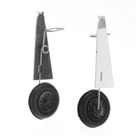 LinkMejor P-51D Miss Helen 500mm RC Airplane Spare Part Front Landing Gear Set Replacements