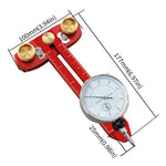 Woodworking Table Saw Calibration Positioner Precision Alignment 0.01 mm Wide Adjustment 0-120 mm for Woodworking Tracks and Table Saws