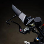 Motorcycle Wind Wing Side-Mirror Rear View Mirrors Side Rearview Reversing Mirror for Kawasaki/Yamaha/Suzuki ZH2 1000 2021-2023