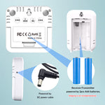 TS-8082 Wireless Temperature Humidity Monitor Dual Channel Refrigerator Thermometer with Backlight High Low Alarm Max Min Records -40℃ Wide Range Cold Chain Monitoring Alarms