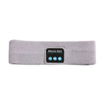 LinkMejor Wireless Stereo Bluetooth V5.0 Headphones Headband Charging Removable Washable Sweat-absorbent Sports Bandana Music Knit Eye Mask