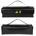 LinkMejor 49*15*15cm Portable E-Bike Lipo Battery Bag Fireproof Waterproof Electric Bicycle Battery Protection Handbag with Charging Port