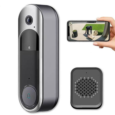 M65 WiFi Smart Video Doorbell HD Two Way Audio Full Color Night Vision Wireless Outdoors Security Visual Doorbell