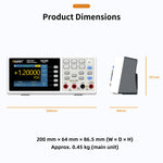 LinkMejor XDM1051 XDM1251 Portable Benchtop Digital Multimeter 5 1/2-Digit 120000 Counts High Precision DMM True RMS Data Logger