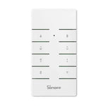 LinkMejor RM433 R2 Base 433MHz RF Remote Controller 8 Button Remote Control Paired with LinkMejor TX Wall Switch RF Devices IFan04 D1 RFR2 Work with Alexa Google Home