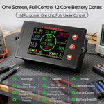 Peacefair PZEM-049 Universal Battery Monitor Hall Coulometer 8-100V 500A LCD Display Current Voltage Capacity Indicator