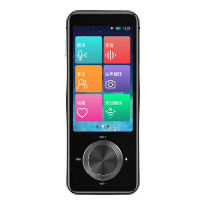 M9 Smart Audio Translator with 3-Inch Screen 137 Online Languages 16 Offline Languages Photo Translation WiFi Hotspot Two Way Conversation Real Time Voice Interpreter
