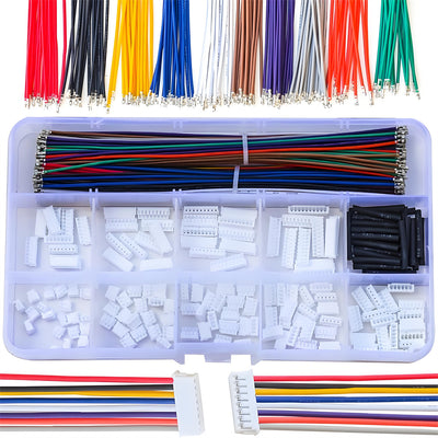 ZH1.5MM Connector Kit with Pre-crimped Cable 10 Colors 2345678910P Housing Box JST Wire Socket Crimp Terminal for DIY Projects Robotics Arduinos