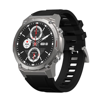 LinkMejor Vibe 7 Pro 1.43 inch AMOLED Display HiFi Phone Calls Military Grade Toughness Smart Watch 400mAh SpO2 Blood Oxygen Heart Rate