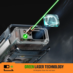 EU US Direct CIGMAN CD-120G Laser Distance Measure 120M 393ft Digital Pointfinder 4x Zoom P2P Technology IP68 Waterproof Wireless Charging 2.4" IPS Display
