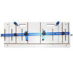 LinkMejor Taper Cutting Jig Adjustable Limit Device Adjustable Distance Fixture Aluminum Miter Strip Sled Base