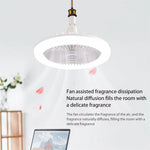 E27 Ceiling Fan Light Brightness & Color Temperature Dimmable 3-Speed Wind with Remote Control for Living Room Dining Room