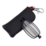 Portable Folding Reading Glasses with Buckle Storage Bag HD Anti-Blue Light Anti-Radiation Glasses Presbyopic Glasses for Women Men