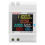 LinkMejor SDM009 AC40-300V Rail Single-phase Digital Voltage Current Frequency Power Factor Electric Multi-function Measuring Instrument