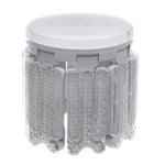 [EU Direct] Elfeland 8-Leaf Foldable Crystal Snowflake LED Ceiling Light E27 Adjustable Shape AC 85~265V Ultra-Bright Wide-Angle Lighting for Home Garage Shop