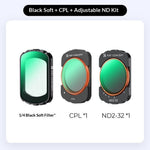LinkMejor Concept 3-In-1 Filter Kit 28-Layer Nano Coating ND2-32 CPL MCUV Camera Lens Filters Compatible with DJI Osmo Pocket 3 Camera