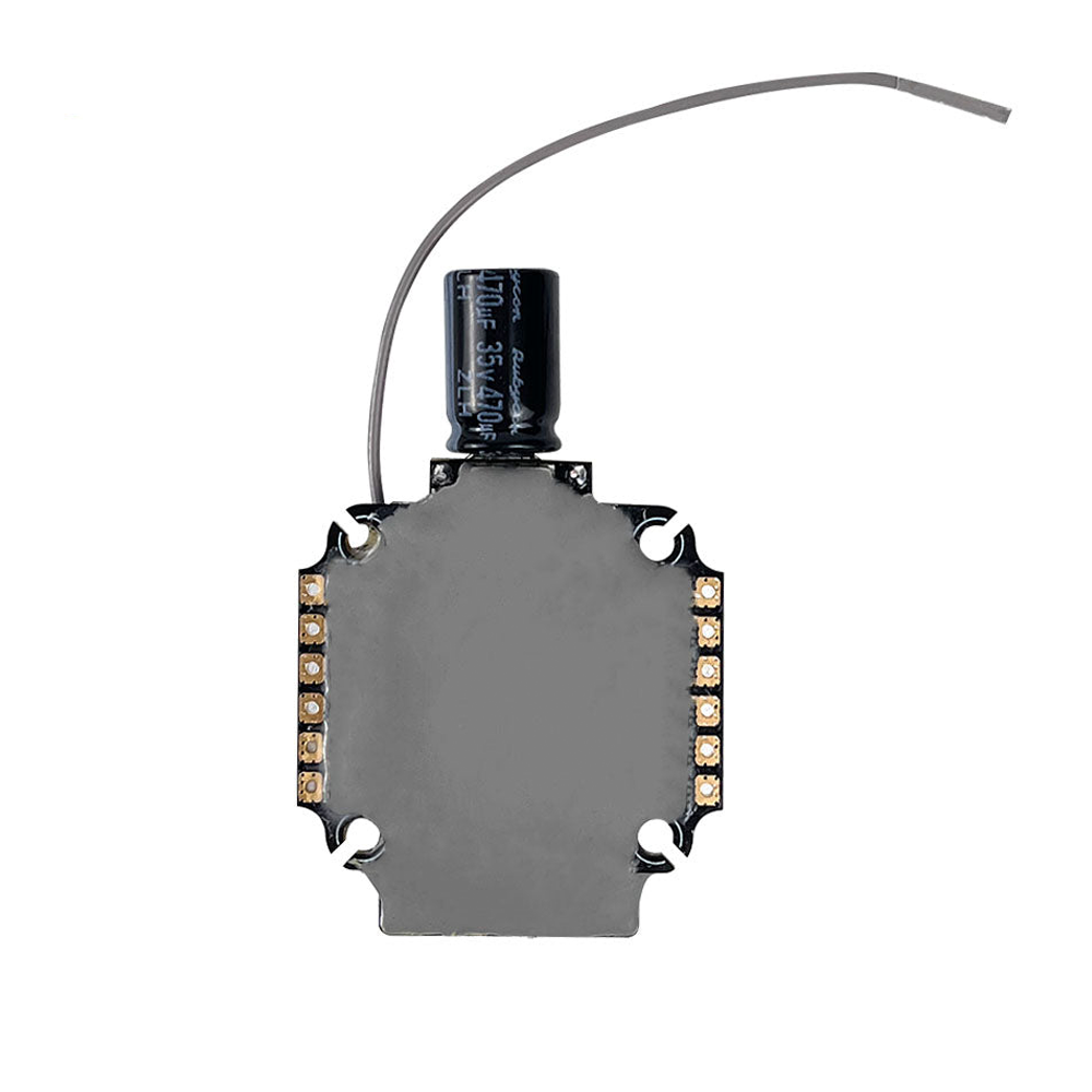 25.5x25.5mm LinkMejor F411 Flight Controller with 5V BEC 45A 3-6S ESC ELRS 2.4G Receiver AIO Compatible with CineApe35 FPV Racing Drone