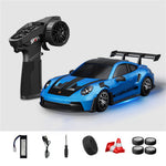 Hstar D24-03Q1- D24-03S3 RTR 1/24 2.4G 4WD Drift RC Car Gyro Mini Full Proportional LED Light Remote Control High-Speed Motor On-Road Racing Vehicle Model Boys Gifts Toys
