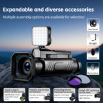 D12 4K HD Night Vision Goggles WiFi 28X Optical Zoom 2MP Infrared Scope Night Vision Devices for Outdoor Recording Hunting Wildlife Observation