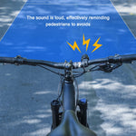 80dB Loud USB Rechargeable Electric Bike Bell 150mAh Battery Safety Warning Lightweight Bicycle Handbar Horn for MTB Road Cycling