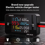 LinkMejor KWS-DC26 Battery Charger Tester Power Meter Voltmeter Ammeter DC 8-80V 50A LCD Screen Overvoltage Overcurrent Warning XT60 XT90 Anderson Connector Solar Electric Vehicle Motorcycle