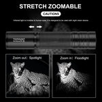 LinkMejor W3 5W LED 850nm 940nm Vcsel Infrared Flashlight IR Torch Zoomable Infrared Illuminator for Night Vision Scope Lights