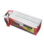 LinkMejor Power 18.5V 7000mAh 65C 5S LiPo Battery T Plug for RC Car