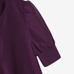LinkMejor Women Vintage Fashion Solid Casual V-Neck Short Sleeve Dress Loose Fit with Side Pockets