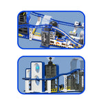 Free Tribe 36006 Space Rollercoaster Launch Tower Rocket Track Shuttle Glider Model Building Block Brick Assembly Kit Kids Christmas Gift