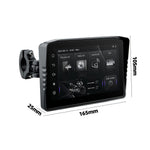 6.25" Wireless CarPlay Moto Android Auto Portable Digital Dashboard Anti Theft Removable Screen GPS Motorcycle Navigation