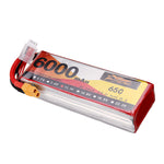 LinkMejor 11.1V 6000mAh 65C 3S Lipo Battery XT60 Plug for RC Drone