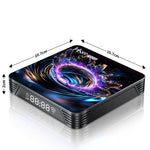 [2+16G]HS89 Pro15 Android 14 TV Box RK3539 Quad Core WiFi 6 & bluetooth 5.4 4K HDR10+ AV1 Decoding Smart Streaming Media Player Set Top Box with Remote Control