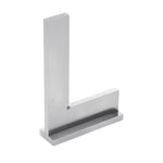 LinkMejor 100x70mm 90 Degree Angle Corner Square Ruler Wide Base Gauge Woodworking Tool