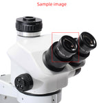2Pcs HAYEAR Microscope Lens 10X Magnification 20/22mm Field View Laboratory Stereo Microscope Lens 30mm Interface High Eye Point Wide Angle Eyepiece Microscope Fittings